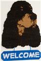 Pattern Leaflet, Gordon Setter Welcome Sign by Plastic-Canvas-Kits.com