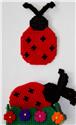 Pattern Leaflet, Ladybug Coaster Set by Plastic-Canvas-Kits.com
