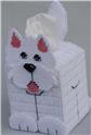 Pattern Leaflet, West Highland Terrier 3-D Tissue Topper by Plastic-Canvas-Kits.com