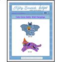 Pattern Leaflet, Cats Gone Batty by KathyBarwickDesign