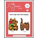 Pattern Leaflet, Tara and Tiger Kitty Wall Hangings by KathyBarwickDesign