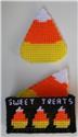 Pattern Leaflet, Halloween Candy Corn Coaster Set by Plastic-Canvas-Kits.com