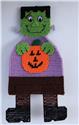 Pattern Leaflet, Halloween Frankenstein Shelf Sitter by Plastic-Canvas-Kits.com