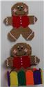 Pattern Leaflet, Christmas Gingerbread Man Coaster Set by Plastic-Canvas-Kits.com