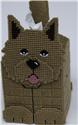 Pattern Leaflet, Cairn Terrier Tissue Topper by Plastic-Canvas-Kits.com