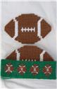 Pattern Leaflet, Football Coaster Set by Plastic-Canvas-Kits.com