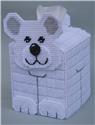 Pattern Leaflet, Polar Bear Tissue Topper by Plastic-Canvas-Kits.com