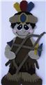 Pattern Leaflet, Thanksgiving Indian Boy Wall Hanging by Plastic-Canvas-Kits.com
