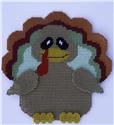 Pattern Leaflet, Thanksgiving Turkey Wall Hanging by Plastic-Canvas-Kits.com