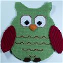 Pattern Leaflet, Christmas Owl Wall Hanging by Plastic-Canvas-Kits.com