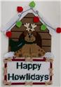 Happy Howlidays Christmas Dog Wall Hanging