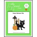 Pattern Leaflet, Happy Halloween Kitty by KathyBarwickDesign