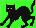 Pattern Leaflet, Halloween Black Cat by Dancing Dolphin Patterns