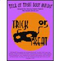 Pattern Leaflet, Trick or Treat Door Hanger by Dancing Dolphin Patterns