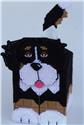 Pattern Leaflet, Bernese Mountain Dog 3-D Tissue Topper by Plastic-Canvas-Kits.com