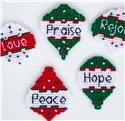 Christmas Words Ornaments
