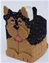 Pattern Leaflet, Yorkshire Terrier 3-D Tissue Topper by Plastic-Canvas-Kits.com