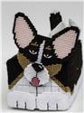Pattern Leaflet, Cardigan Welsh Corgi 3-D Tissue Topper by Plastic-Canvas-Kits.com