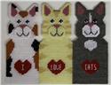 Pattern Leaflet, I Love Cats Folding Screen by Plastic-Canvas-Kits.com