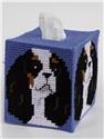 Pattern Leaflet, Cavalier Spaniel (Tri Color) Tissue Topper by Plastic-Canvas-Kits.com
