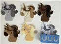 Pattern Leaflet, Horse Coaster Set by Plastic-Canvas-Kits.com