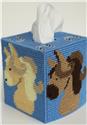 Pattern Leaflet, Horses Tissue Topper by Plastic-Canvas-Kits.com
