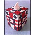 Patchwork Americana Tissue Topper