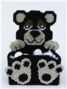 Pattern Leaflet, Black Bear Treat Holder by Plastic-Canvas-Kits.com