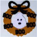Halloween Wreath with Ghost
