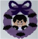 Halloween Wreath with Vampire
