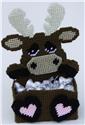 Pattern Leaflet, Moose Treat Holder by Plastic-Canvas-Kits.com