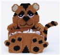 Pattern Leaflet, Tiger Treat Holder by Plastic-Canvas-Kits.com