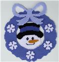 Winter Wreath with Snowman