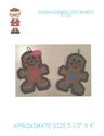 Pattern Leaflet, Monogram Gingerbread Ornaments by StitchesbySPoehnelt