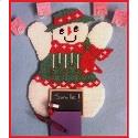 Pattern Leaflet, Snowman Message Holder by Mary T. Cosgrove