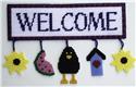 Pattern Leaflet, August Welcome Sign by Plastic-Canvas-Kits.com
