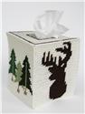 Pattern Leaflet, Deer Silhouette Tissue Topper by Plastic-Canvas-Kits.com