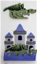 Pattern Leaflet, Dragon Coaster Set by Plastic-Canvas-Kits.com