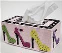 Pattern Leaflet, High Heels/Stilletos Long Style Tissue Topper by Plastic-Canvas-Kits.com