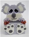 Pattern Leaflet, Koala Bear Treat Holder by Plastic-Canvas-Kits.com