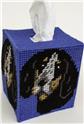 Pattern Leaflet, Black and Tan Coonhound Tissue Topper by Plastic-Canvas-Kits.com