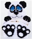 Pattern Leaflet, Panda Treat Holder by Plastic-Canvas-Kits.com