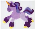 Pattern Leaflet, Purple Unicorn Wall Hanging by Plastic-Canvas-Kits.com