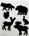 Pattern Leaflet, Animal Silhouettes Magnet Set by Plastic-Canvas-Kits.com