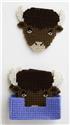 Pattern Leaflet, Bison/Buffalo Coaster Set by Plastic-Canvas-Kits.com