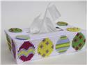 Pattern Leaflet, Easter Eggs Long Tissue Topper by Plastic-Canvas-Kits.com