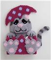 Pattern Leaflet, Easter Kitty Cat Treat Holder by Plastic-Canvas-Kits.com