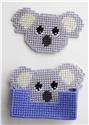 Pattern Leaflet, Koala Coaster Set by Plastic-Canvas-Kits.com