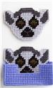 Pattern Leaflet, Lemur Coaster Set by Plastic-Canvas-Kits.com