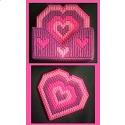 Pattern Leaflet, Heart Coaster Set by Mary T. Cosgrove